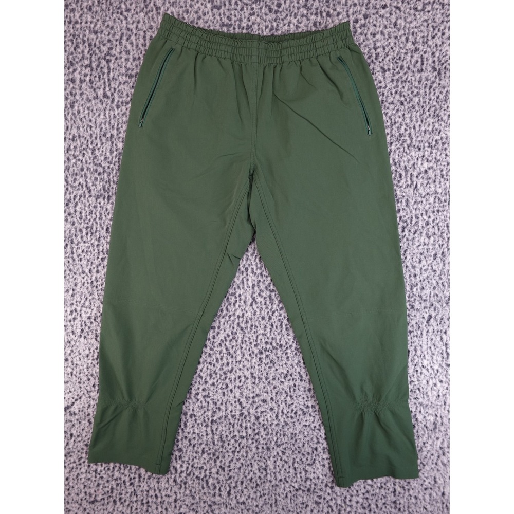 Outdoor Voices Rectrek Pants Mens‎ Medium Green Nylon Stretch Hiking Tapered